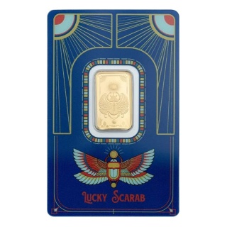 5 g Goldbarren | PAMP | Lucky Scarab