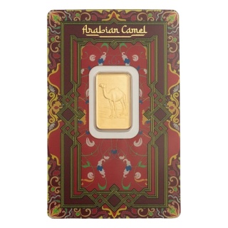 5g Goldbarren | PAMP | Arabisches Kamel | Anhänger
