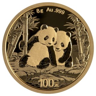 8 g Chinesischer Panda Goldmünze | 2026