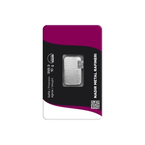 Nadir Metal Rafineri 10 g Silberbarren