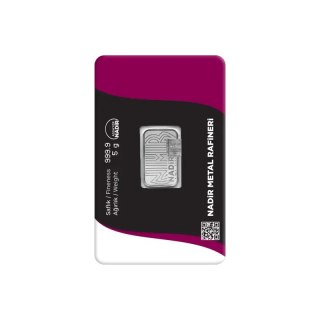 Nadir Metal Rafineri 5 g Silberbarren