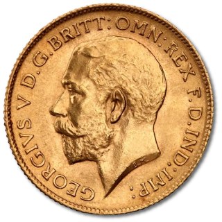 Halbsovereign Georg V Goldmünze | Gemischte Jahrgänge