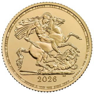 Halbsovereign Charles III Goldmünze | 2026