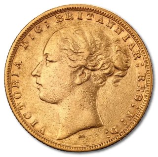Sovereign Königin Victoria „Young Head“ Goldmünze | 1838 - 1887