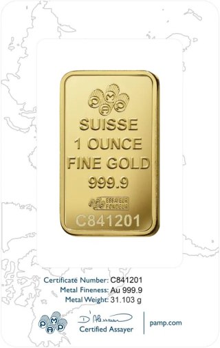 PAMP Suisse Rosa 1 oz Goldbarren