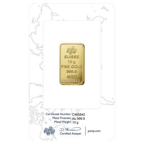10 g Goldbarren Rosa | PAMP Suisse