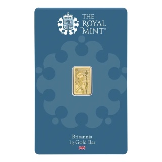 The Royal Mint Britannia 1g Goldbarren