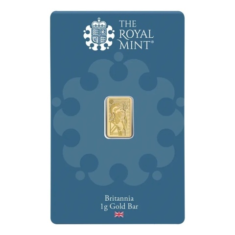 The Royal Mint Britannia 1g Goldbarren