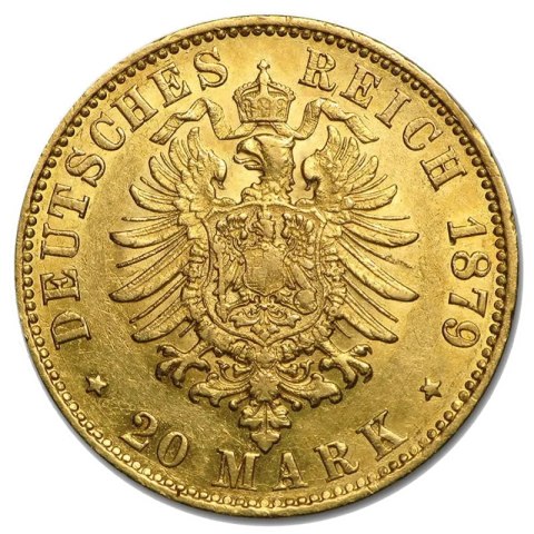 20 Mark Freie und Hansestadt Hamburg Goldmünze | 1875 - 1913