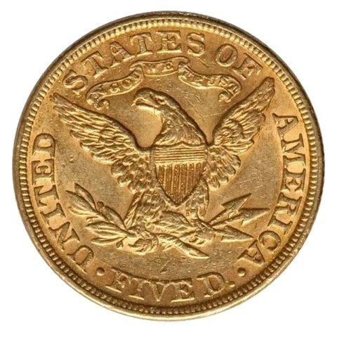 5 Dollar „Liberty Head" Goldmünze | 1795-1929