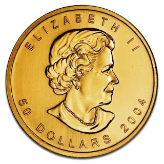 1 oz Maple Leaf Goldmünze | Gemischte Jahrgänge