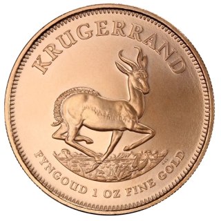 1 oz Krugerrand Goldmünze | Gemischte Jahrgänge
