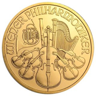 1 oz Wiener Philharmoniker Goldmünze | Gemischte Jahrgänge