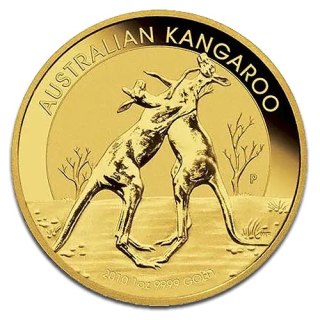 1 oz Australian Kangaroo Nugget Goldmünze | Gemischte Jahrgänge